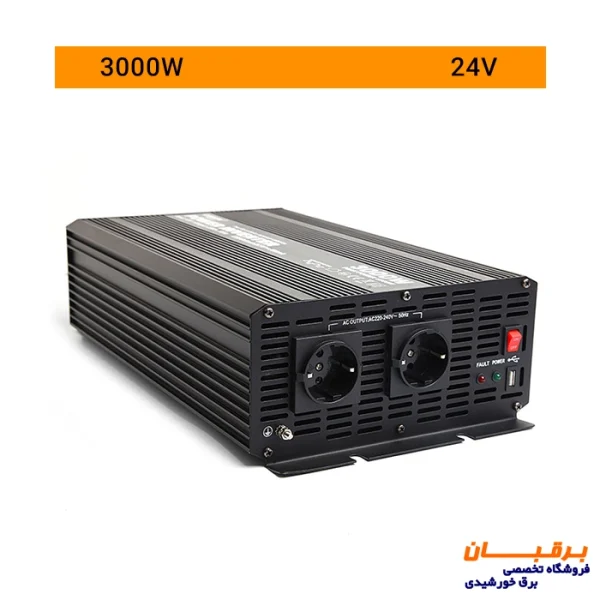 اینورتر شبه سینوسی 3000 وات 24 ولت Carspa مدل CAR3000-24v