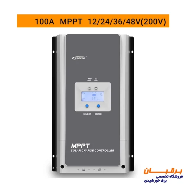 شارژکنترلر 100 آمپر MPPT برند Epever مدل Tracer10420AN