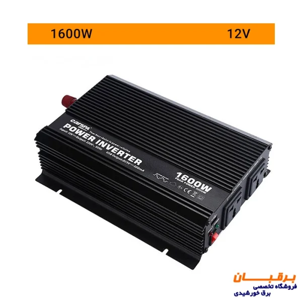 اینورتر شبه سینوسی 1600 وات 12 ولت Carspa مدل CAR1600-12v